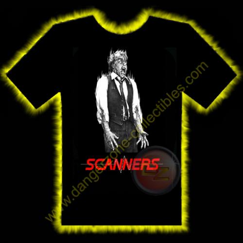 Scanners Horror T-Shirt by Rotten Cotton - LARGE