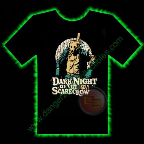 Dark Night Of The Scarecrow Horror T-Shirt by Fright Rags - LARGE