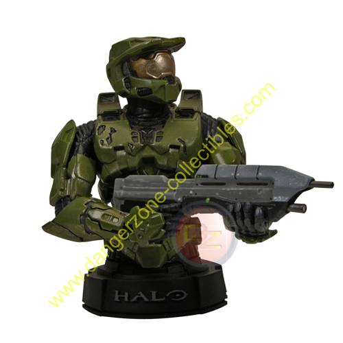 HALO 3 Master Chief Mini Bust (Green) by Gentle Giant