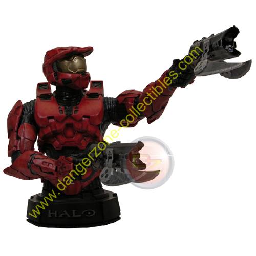 HALO 3 Master Chief Mini Bust (Red) by Gentle Giant