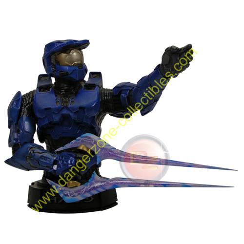 HALO 3 Master Chief Mini Bust (Blue) by Gentle Giant