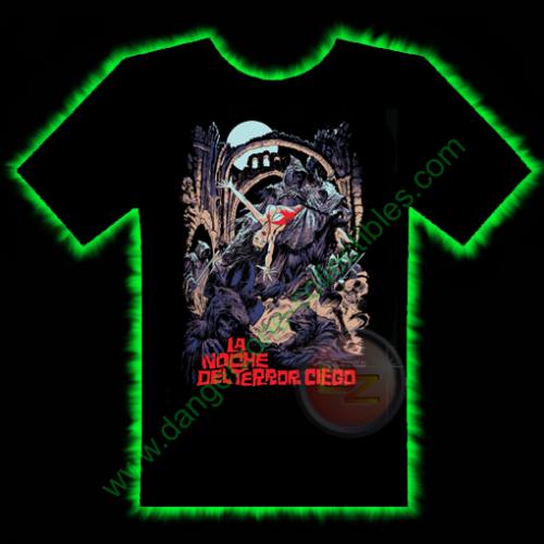 Blind Dead Horror T-Shirt by Fright Rags - SMALL