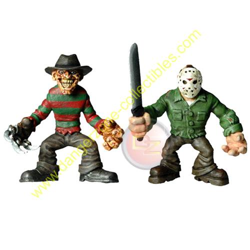 Cinema Of Fear Tiny Terrors Freddy & Jason Figures by MEZCO.