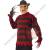 A Nightmare On Elm St Freddy Krueger Deluxe Sweater (Size Std) by Rubie's.